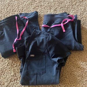 Night sky figs scrubs